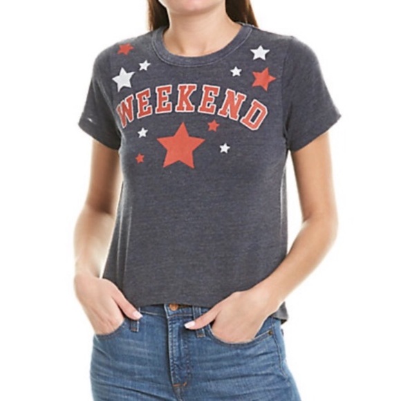 NWT Chaser weekend star graphic t shirt - Picture 1 of 6